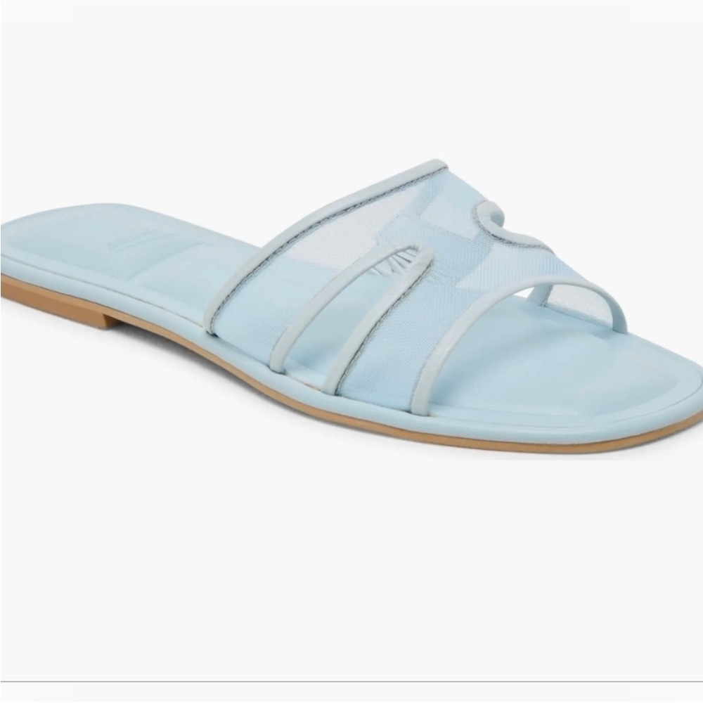 Dolce Vita ice blue mesh flats